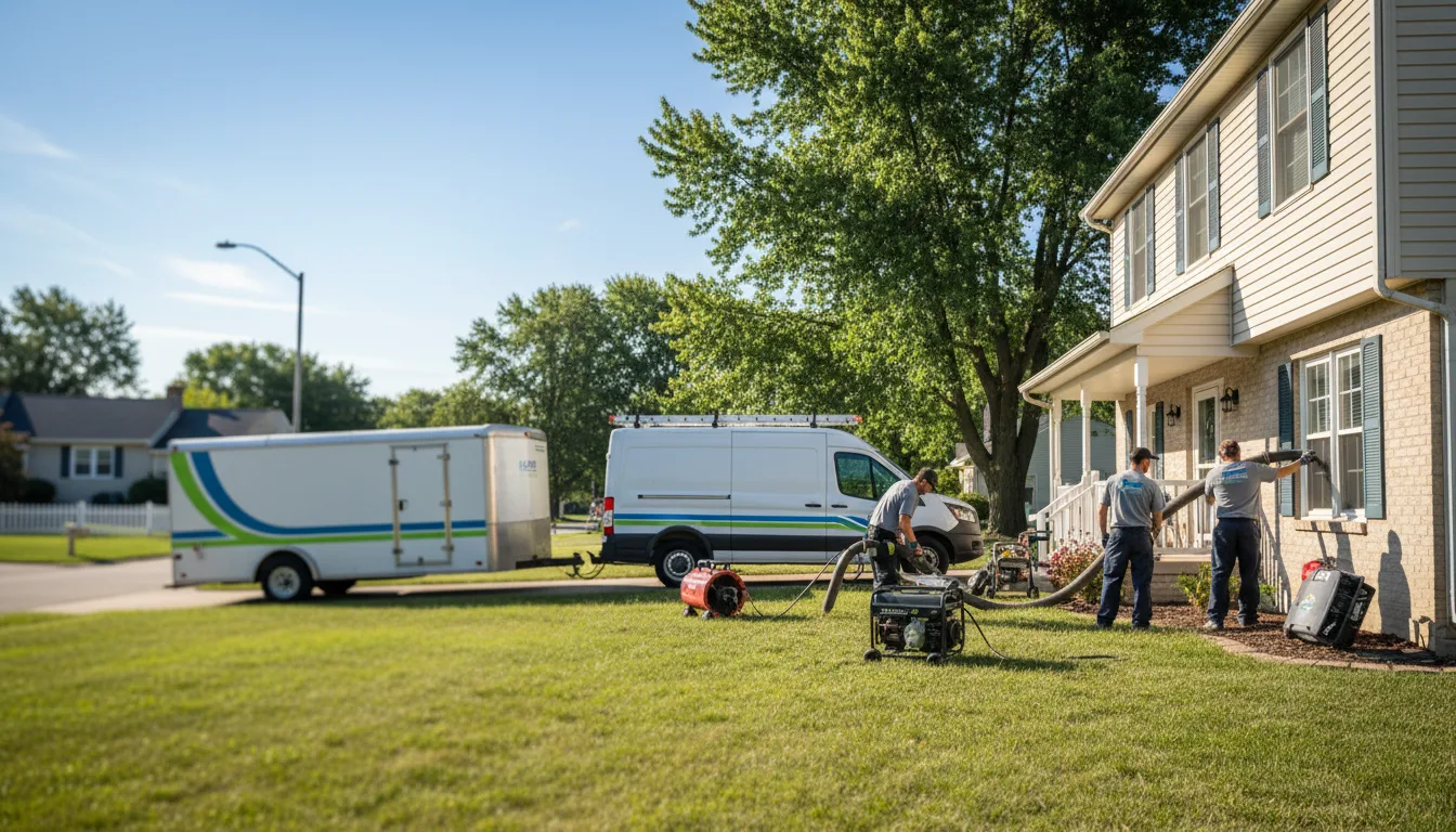 Flooded Basement Restoration And Cleanup With Repair in Nemaha, IA near me